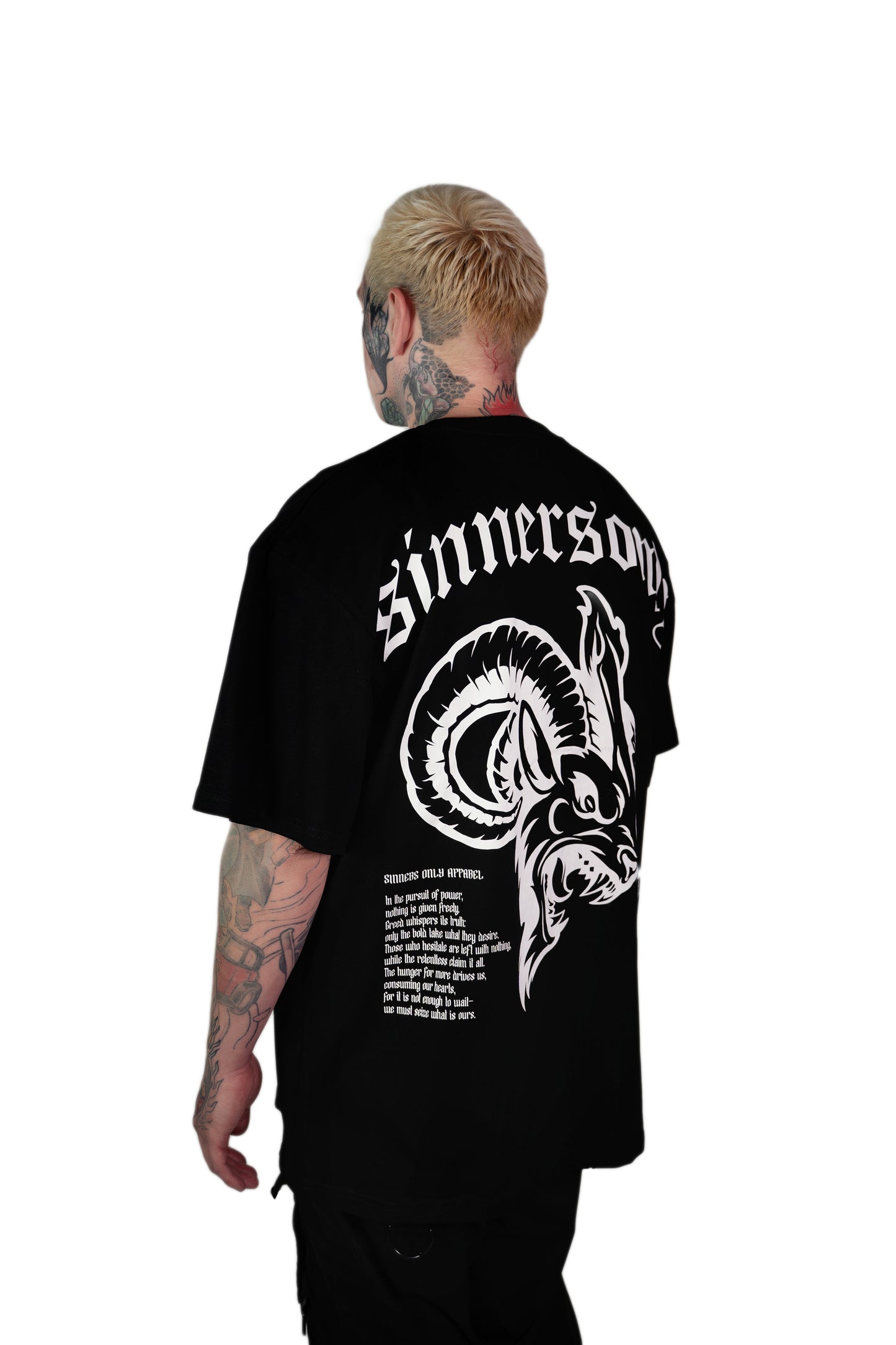 INSATIABLE CREED OVERSIZED TEE