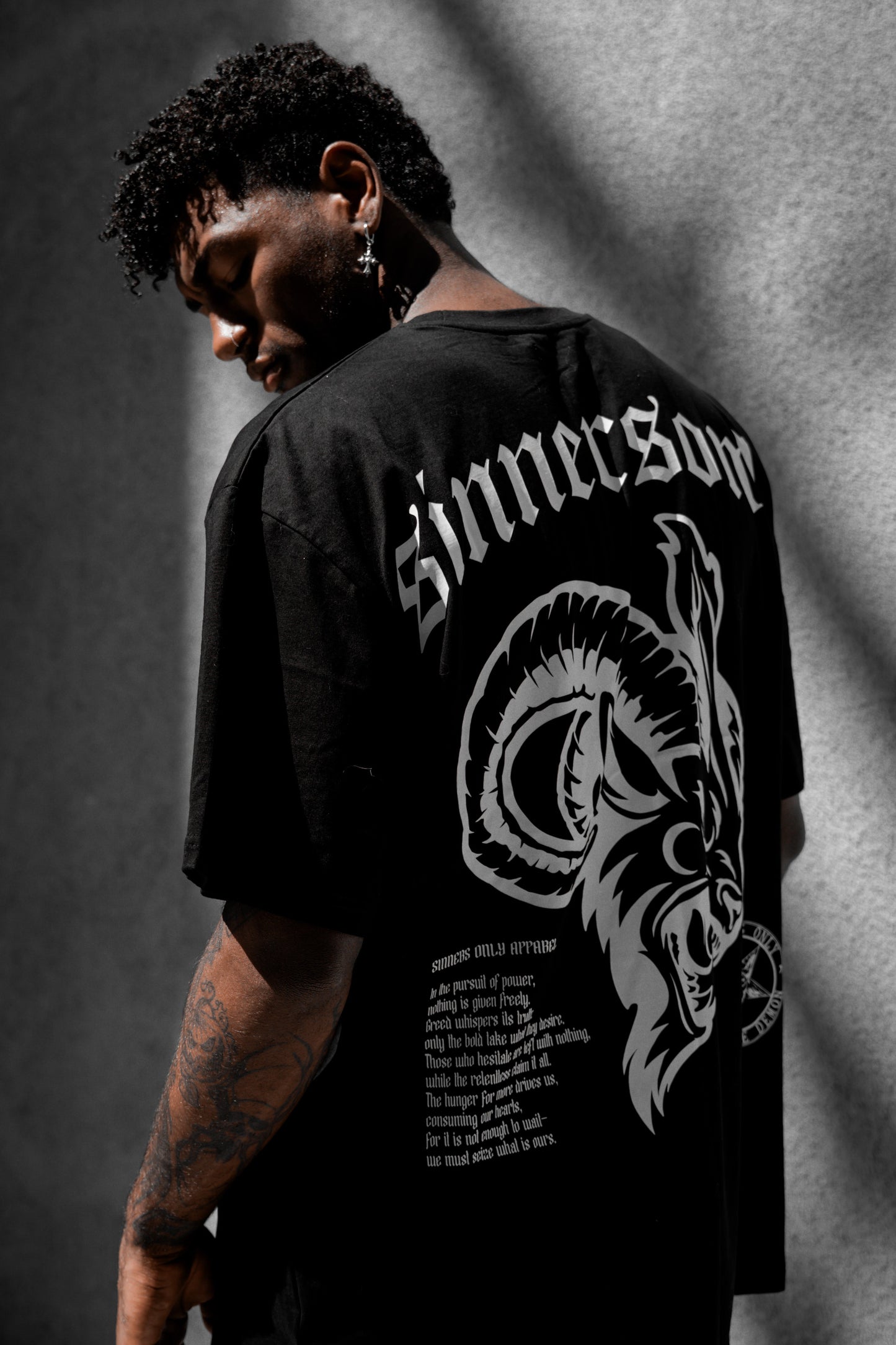 INSATIABLE CREED OVERSIZED TEE