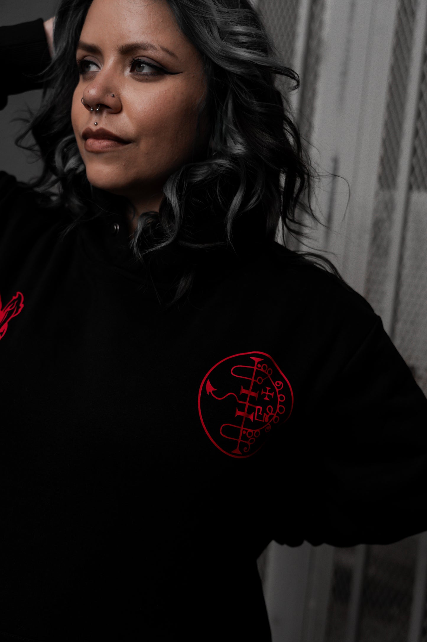 THE CRIMSON MISPRINT HOODIE - Corrupted Privilege Edition
