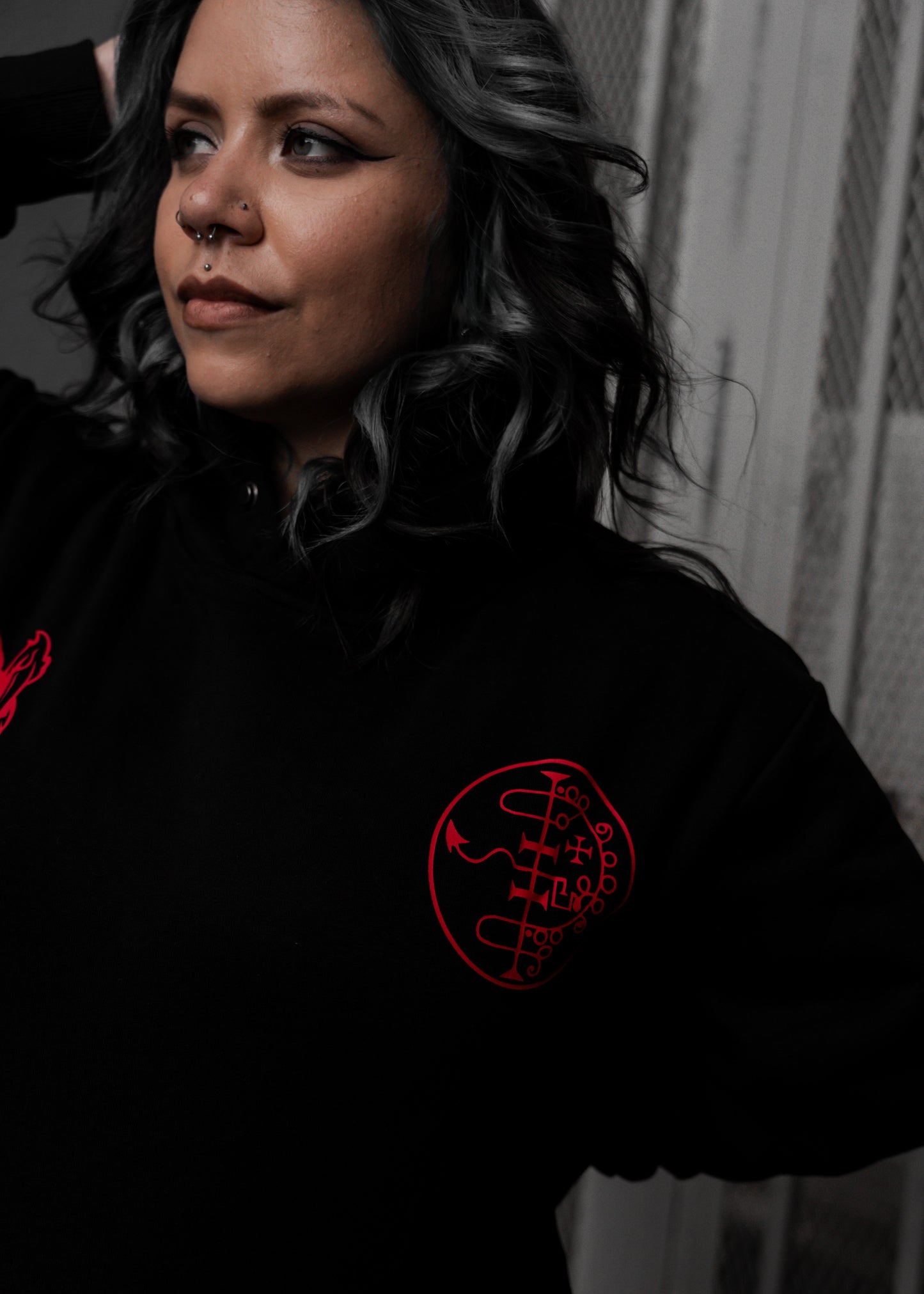 THE CRIMSON MISPRINT HOODIE - Corrupted Privilege Edition