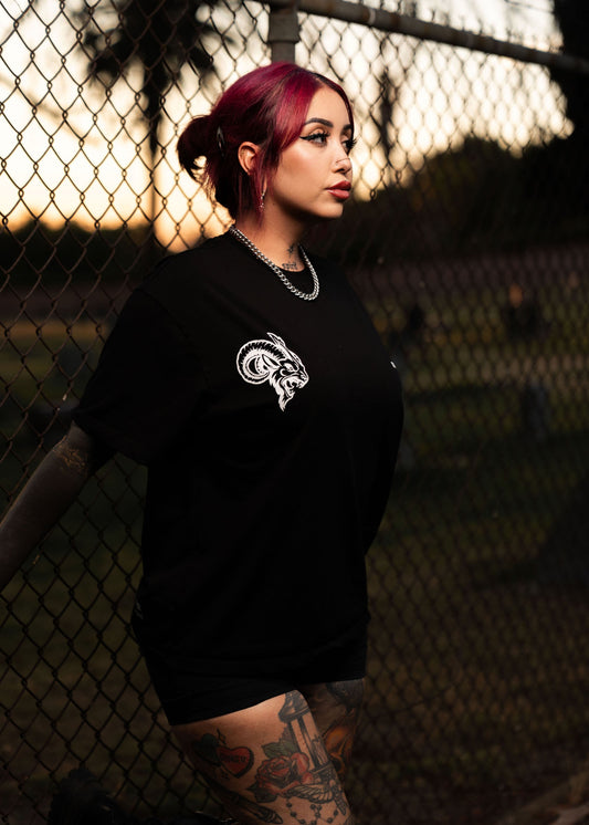 REIGN IN HELL OVERSIZED TEE