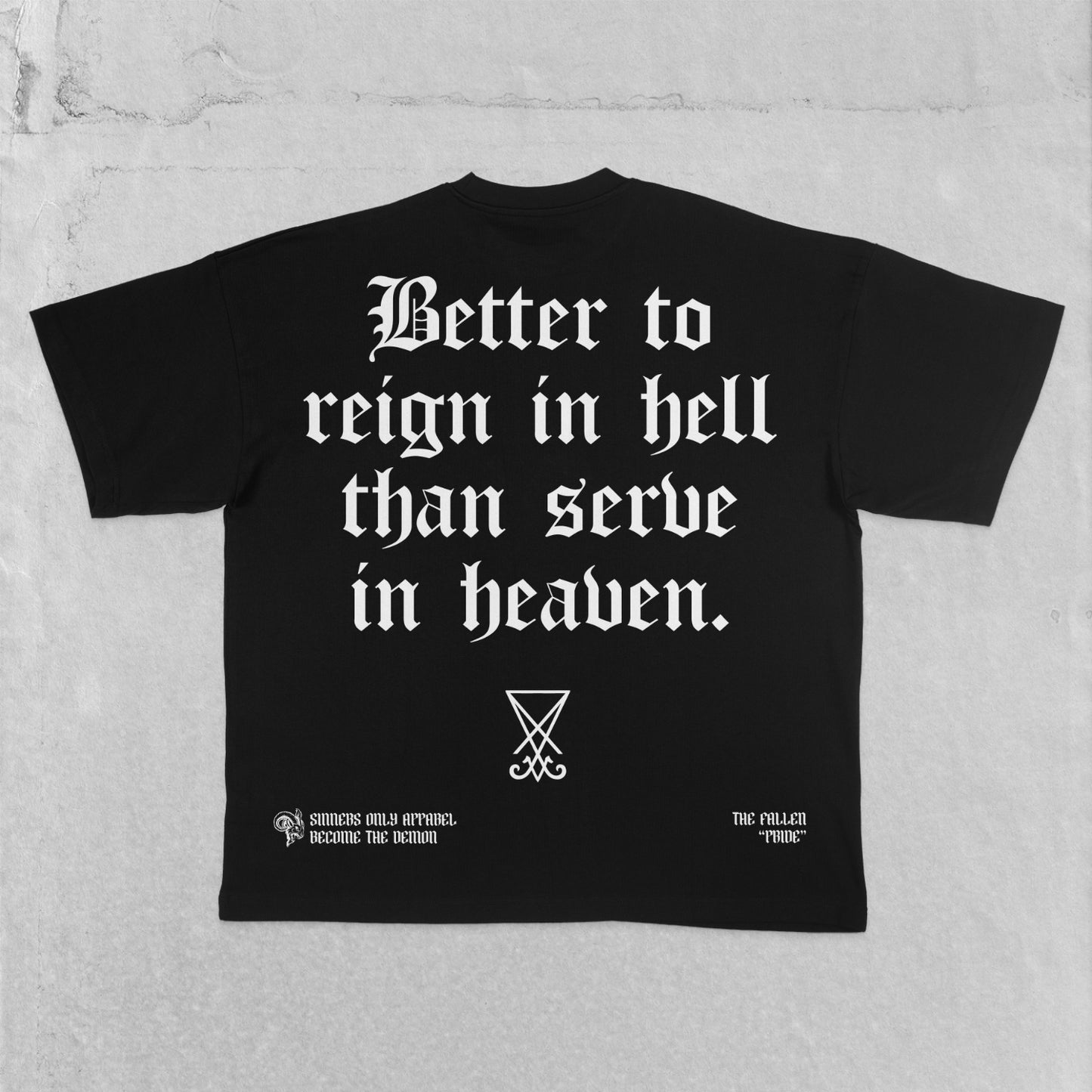 REIGN IN HELL OVERSIZED TEE
