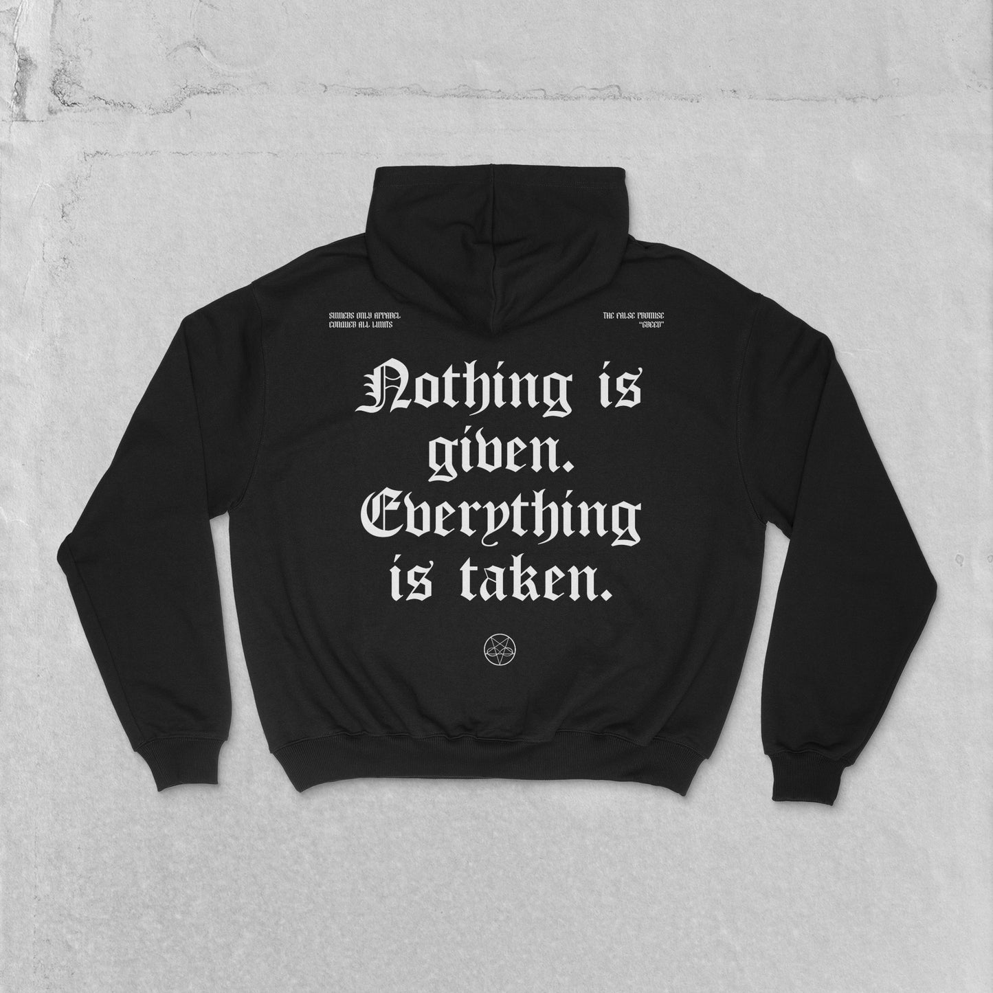 NOTHING IS GIVEN HOODIE