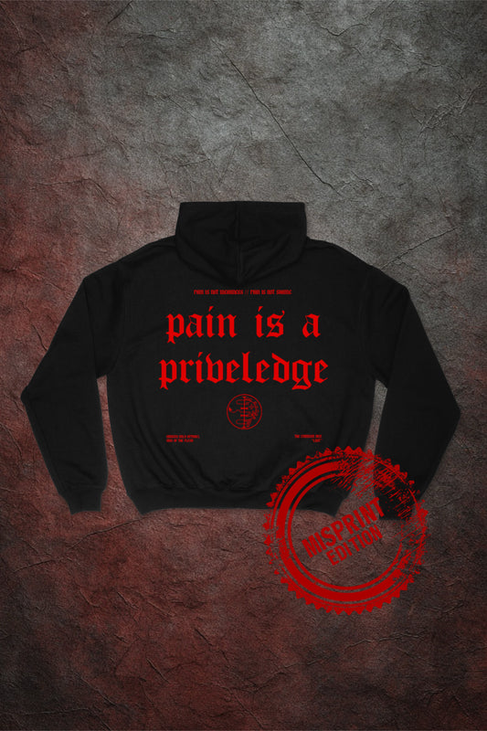 THE CRIMSON MISPRINT HOODIE - Corrupted Privilege Edition