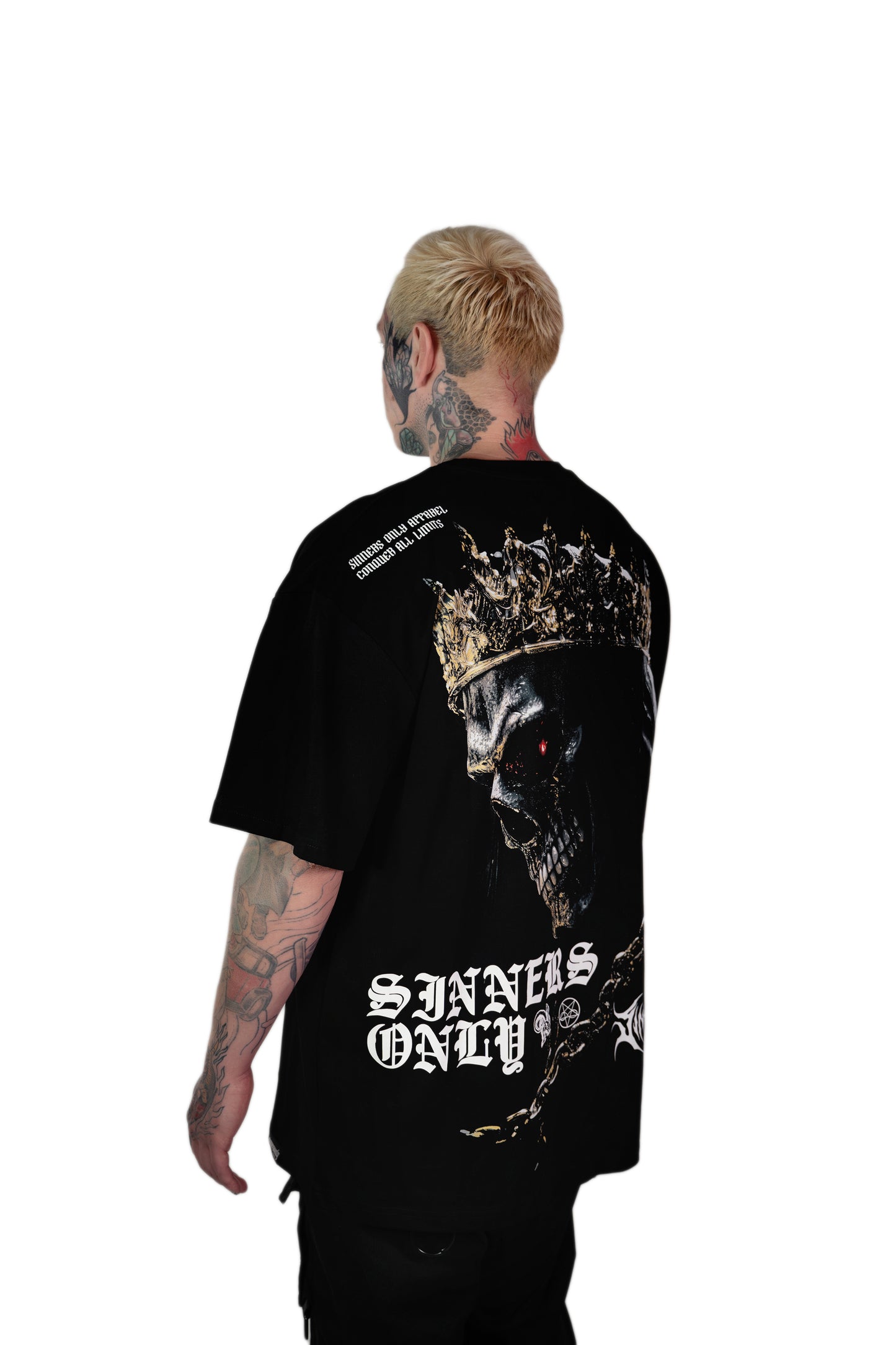 CROWNED SIN OVERSIZED TEE