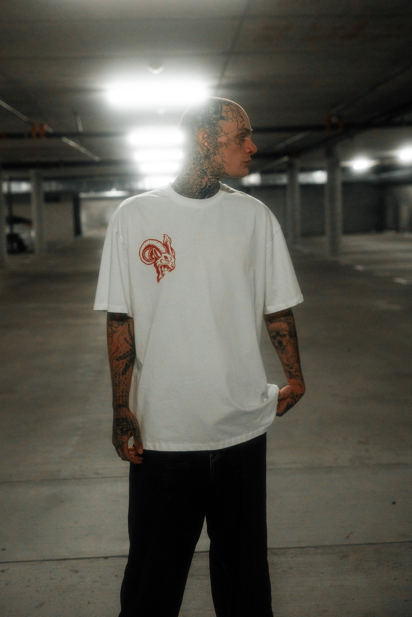 SILKEN AGONY OVERSIZED TEE