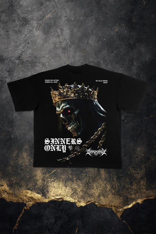 CROWNED SIN OVERSIZED TEE