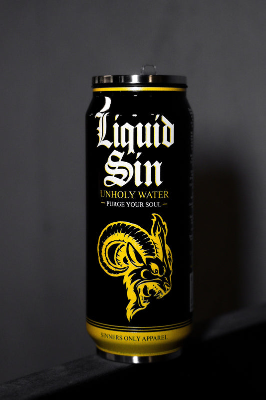 LIQUID SIN REUSABLE CAN TUMBLER