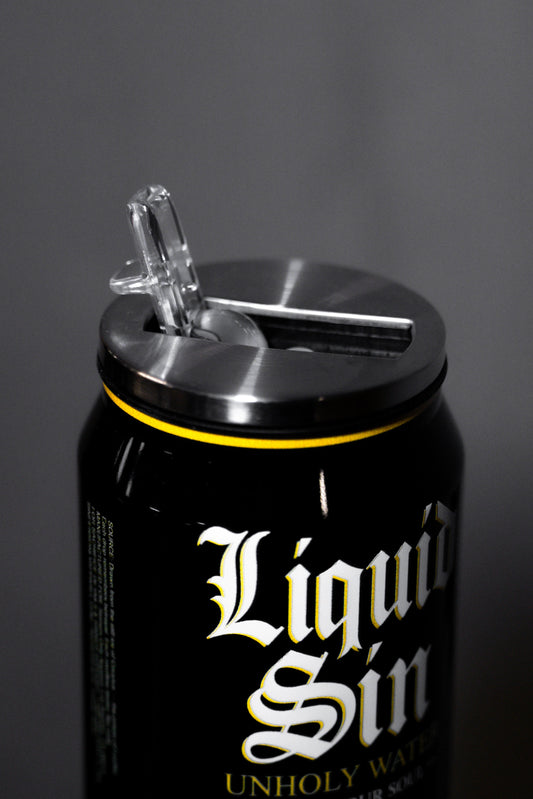 LIQUID SIN REUSABLE CAN TUMBLER