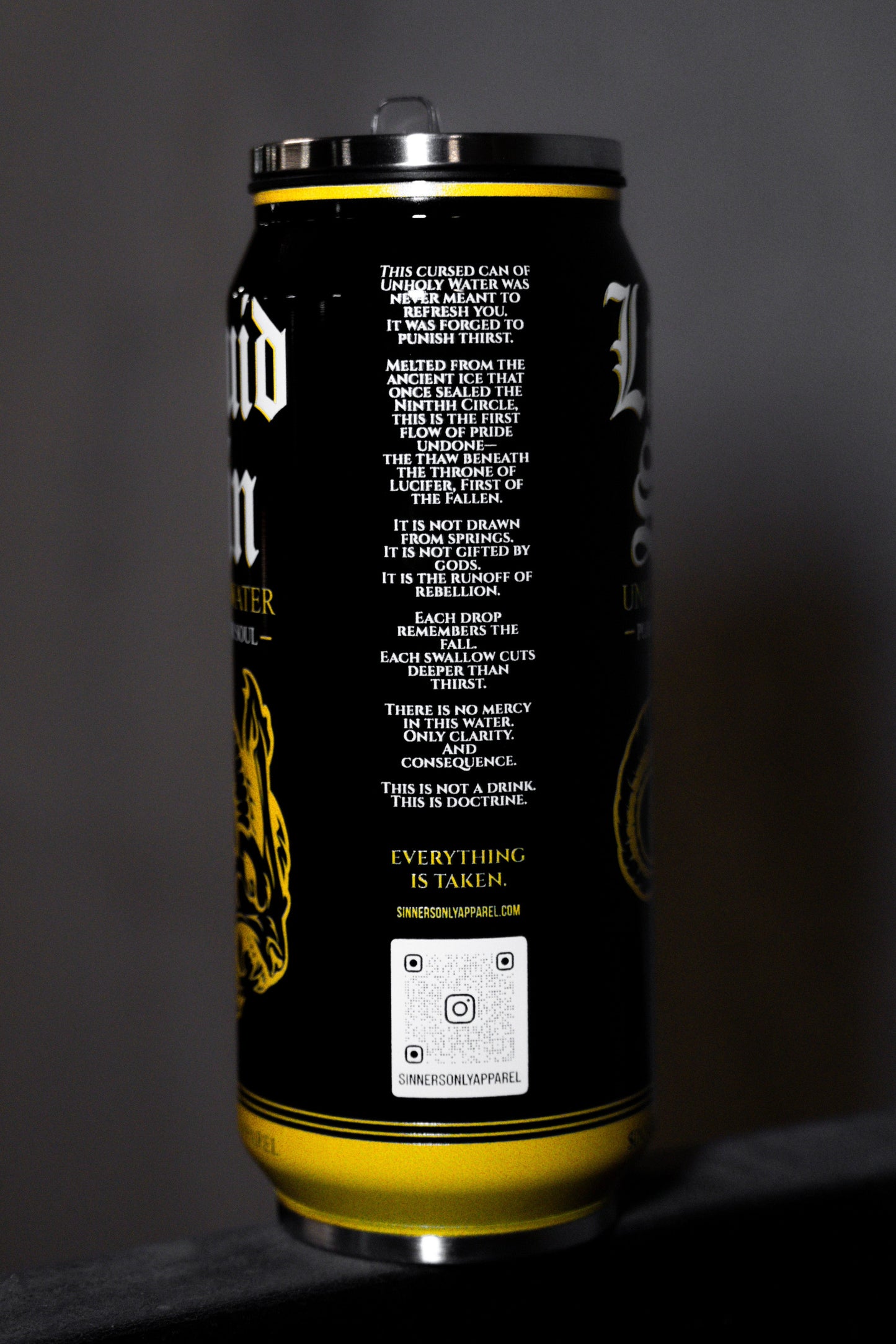 LIQUID SIN REUSABLE CAN TUMBLER