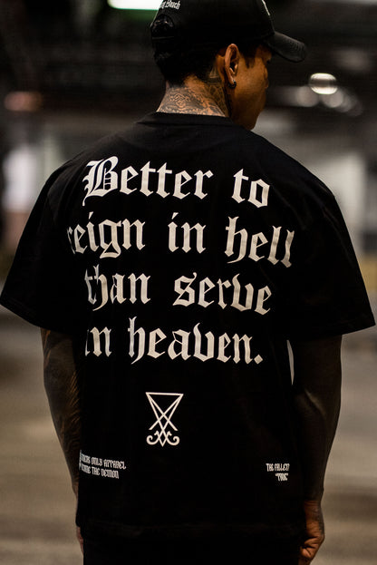 REIGN IN HELL OVERSIZED TEE