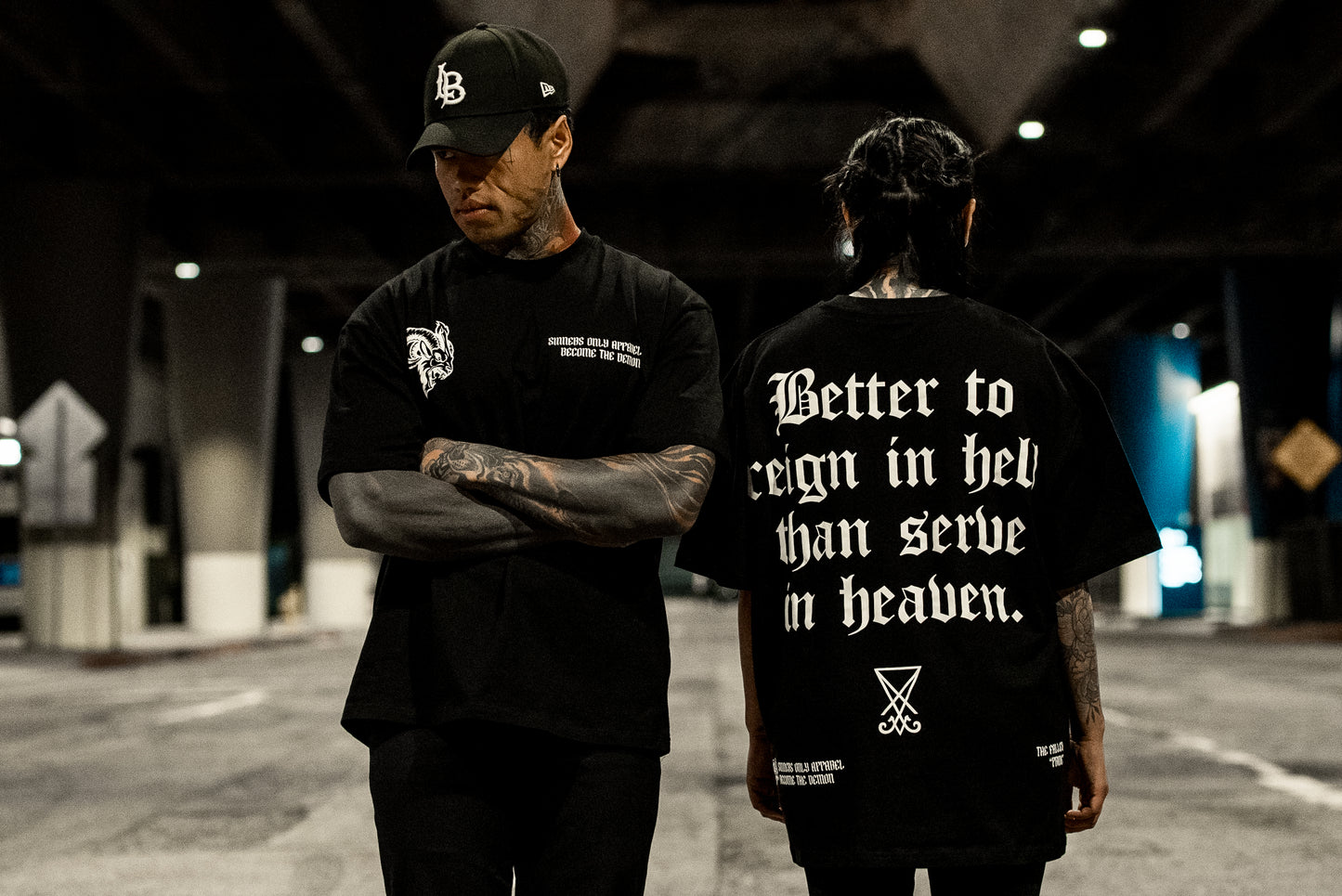 REIGN IN HELL OVERSIZED TEE