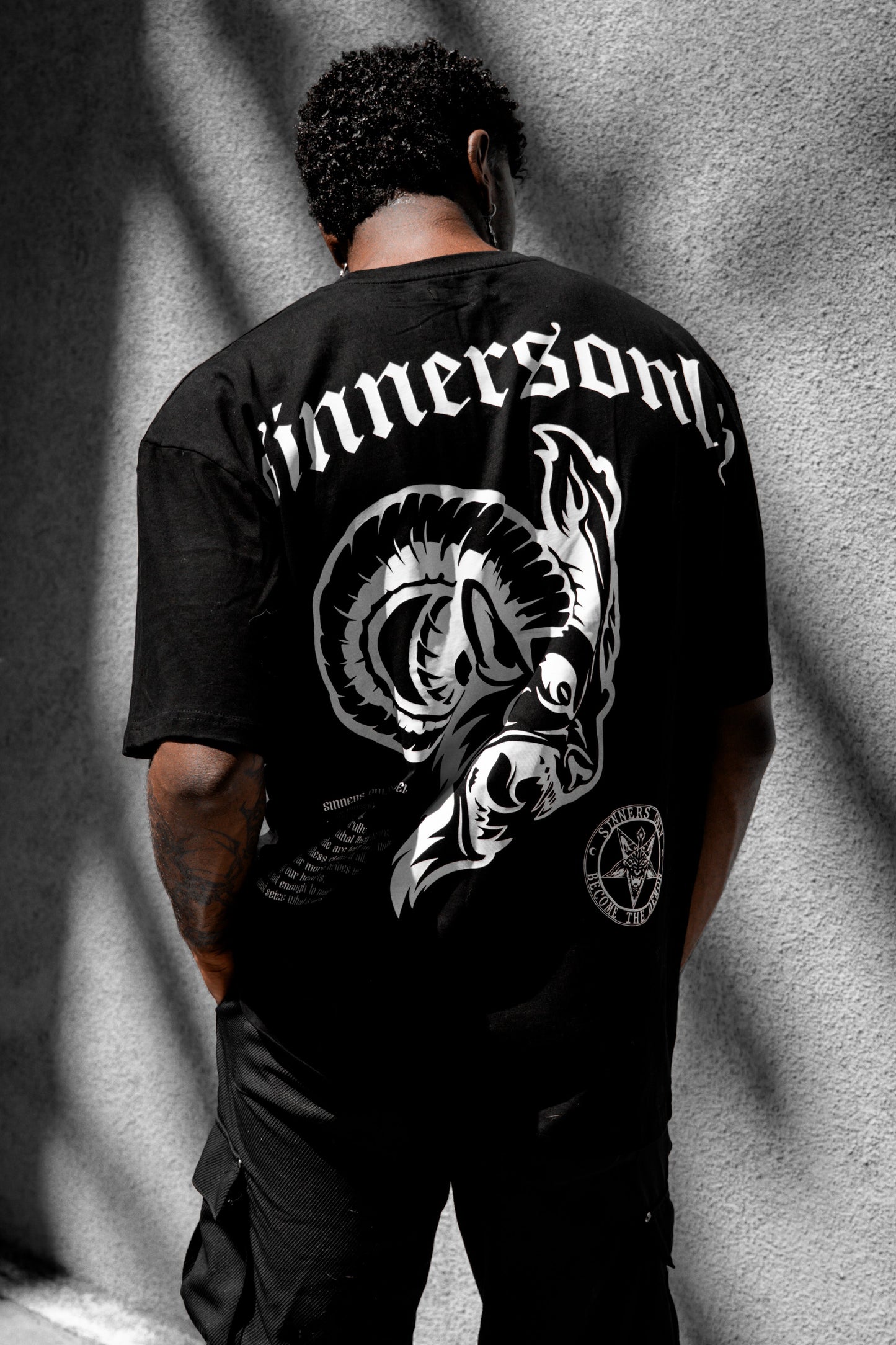 INSATIABLE CREED OVERSIZED TEE