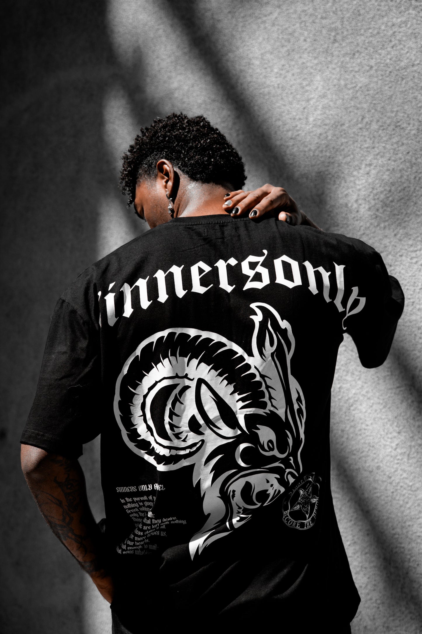 INSATIABLE CREED OVERSIZED TEE