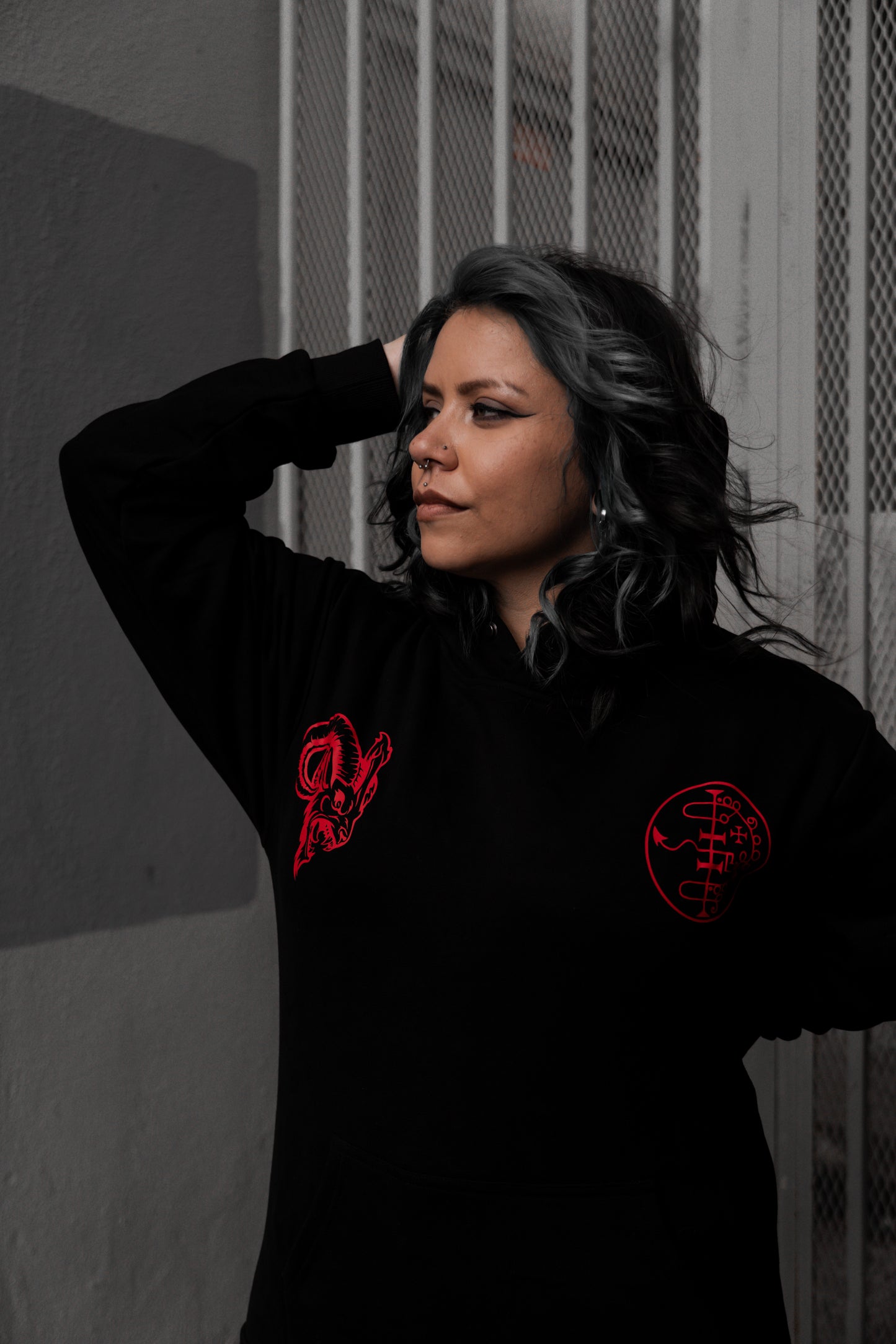 THE CRIMSON MISPRINT HOODIE - Corrupted Privilege Edition