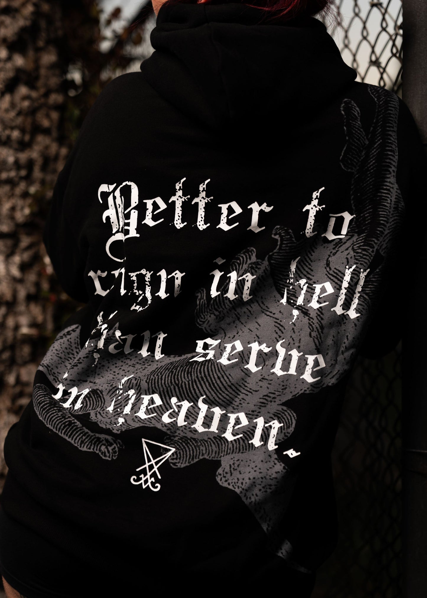 REIGN IN HELL PULLOVER HOODIE