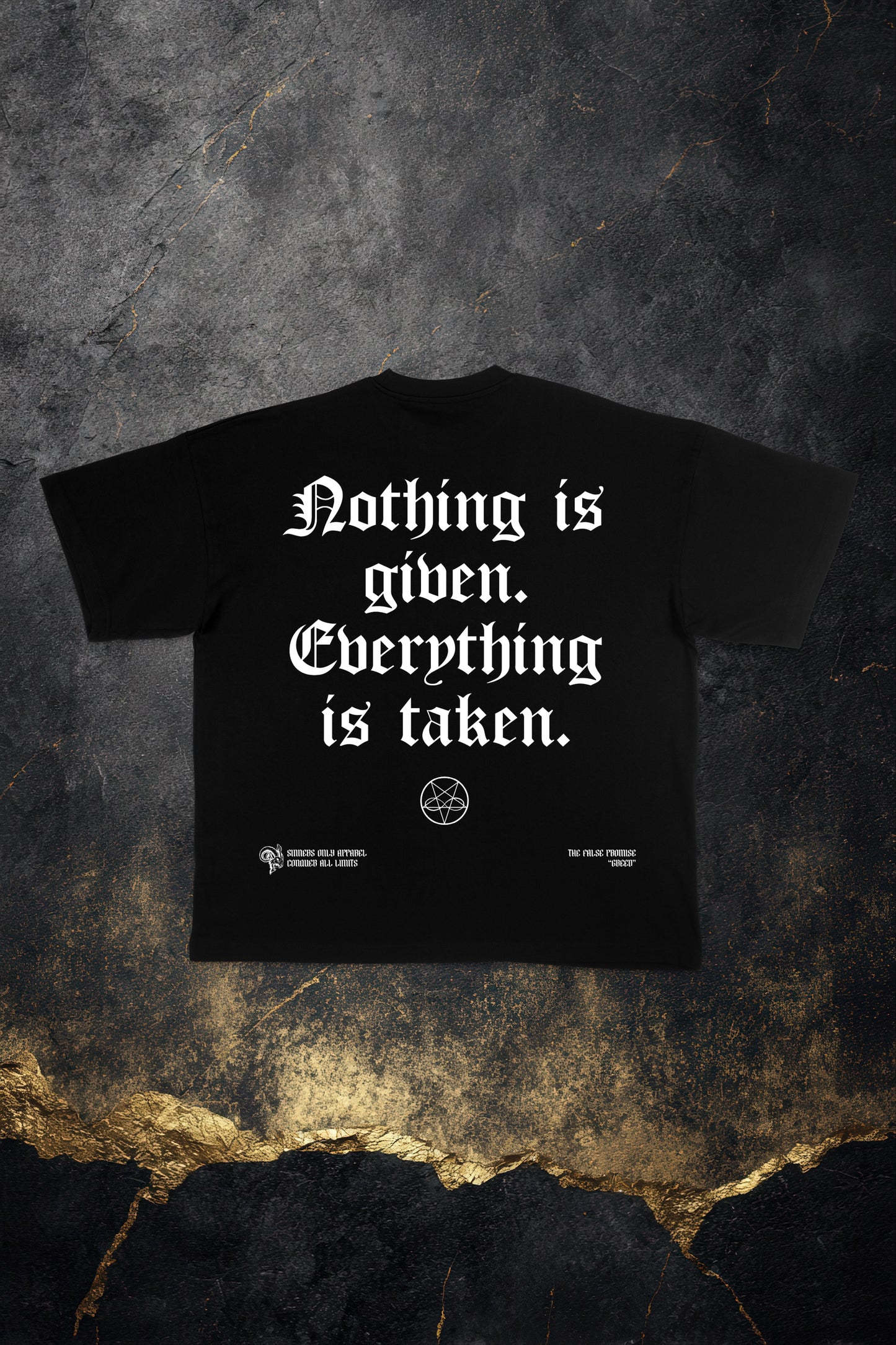 NOTHING IS GIVEN OVERSIZED TEE