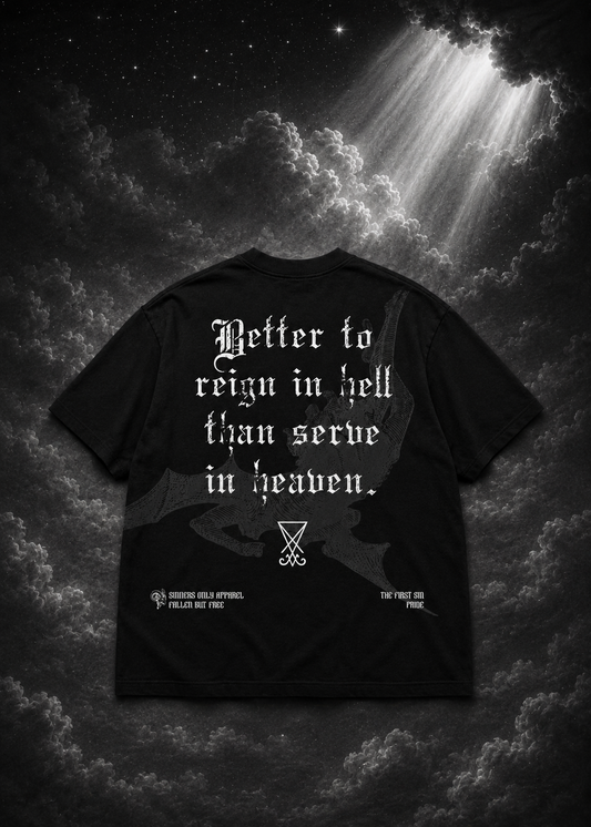 REIGN IN HELL OVERSIZED TEE