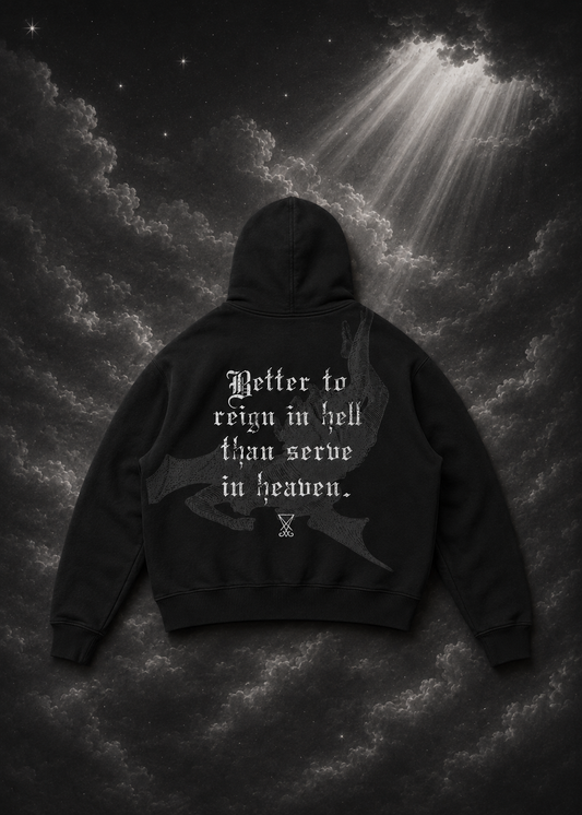 REIGN IN HELL PULLOVER HOODIE