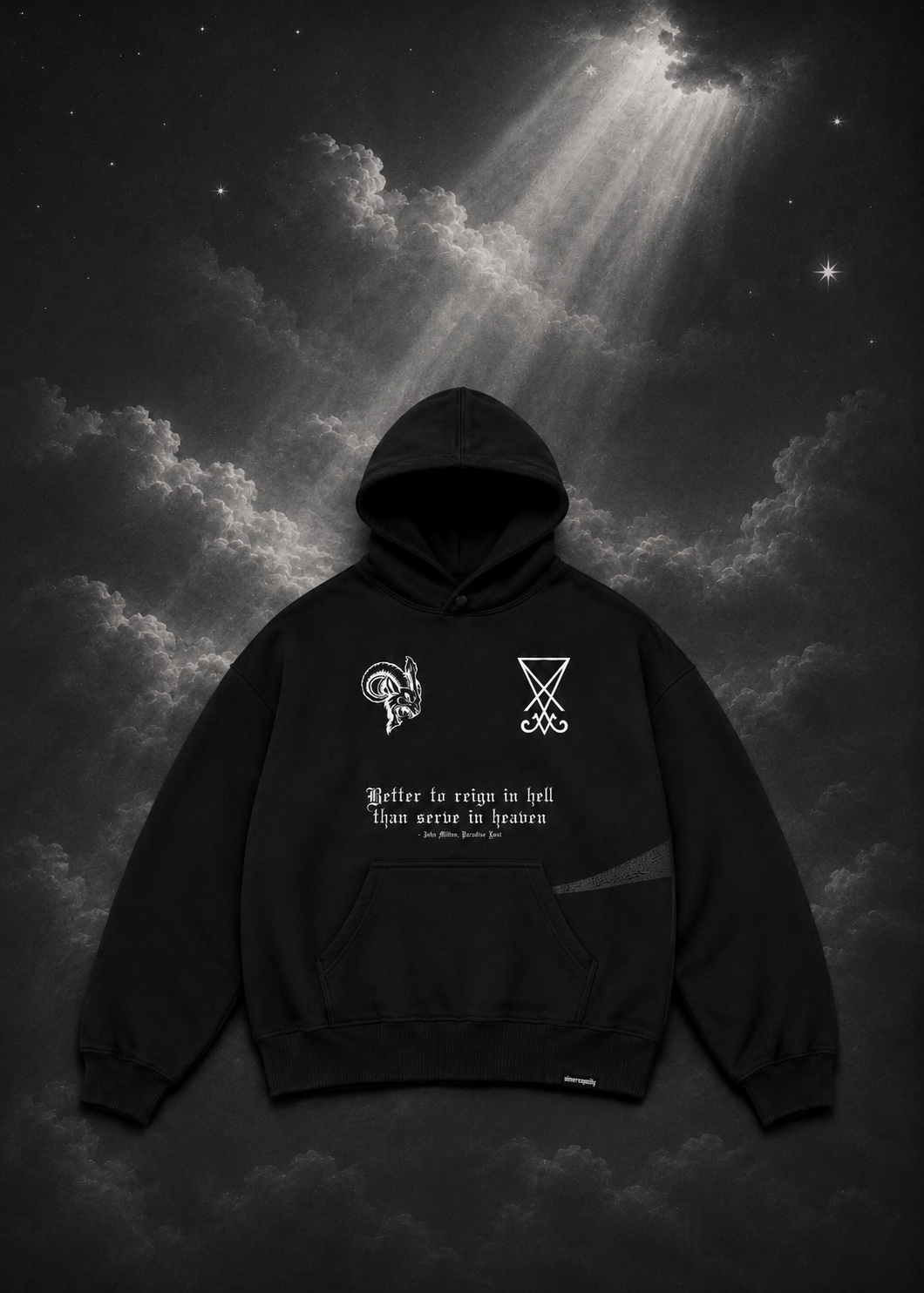 REIGN IN HELL PULLOVER HOODIE