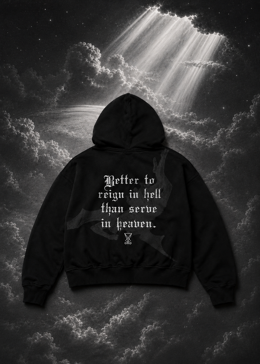 REIGN IN HELL ZIP UP HOODIE