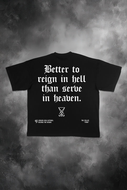 REIGN IN HELL OVERSIZED TEE