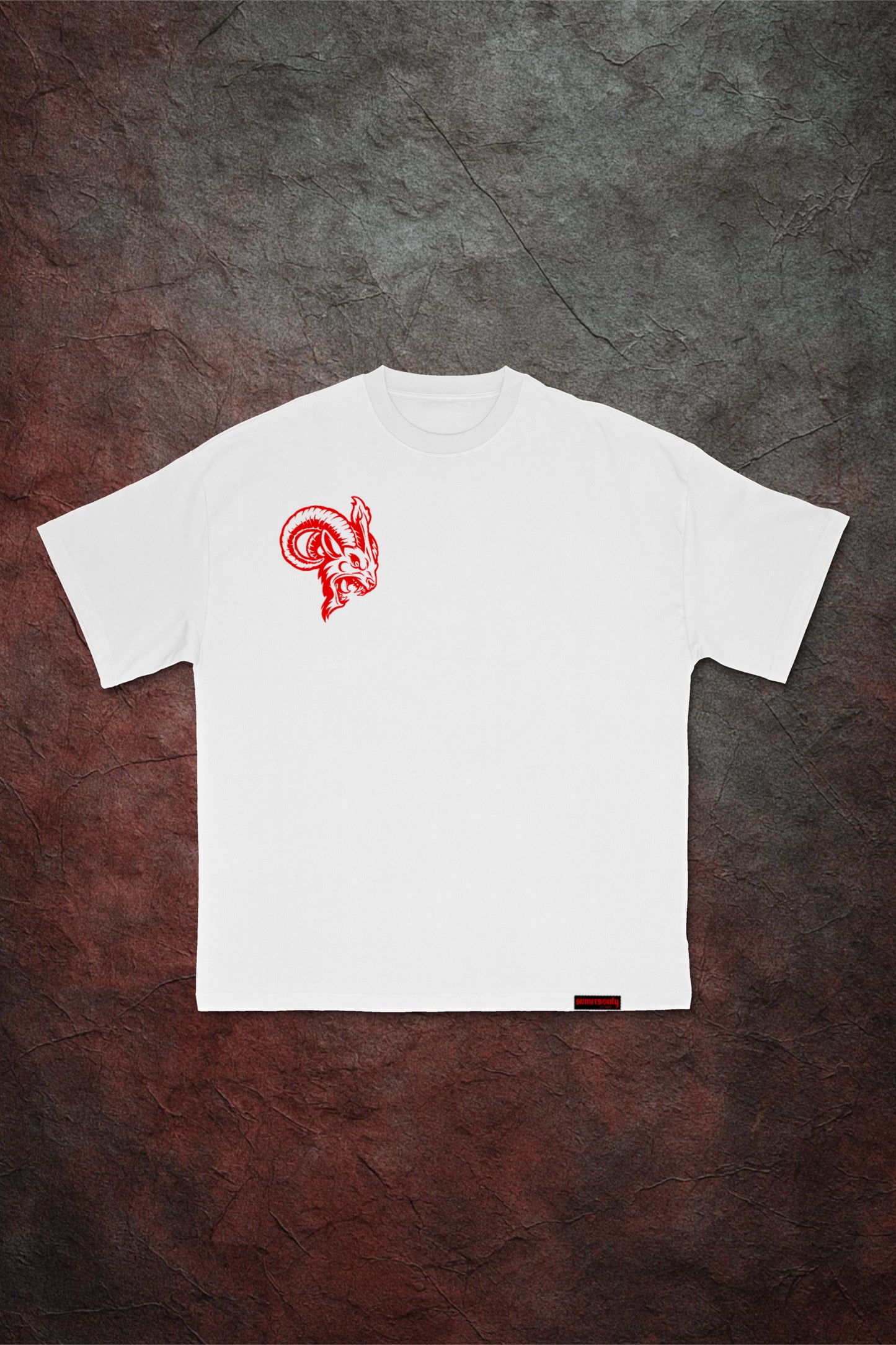 SILKEN AGONY OVERSIZED TEE