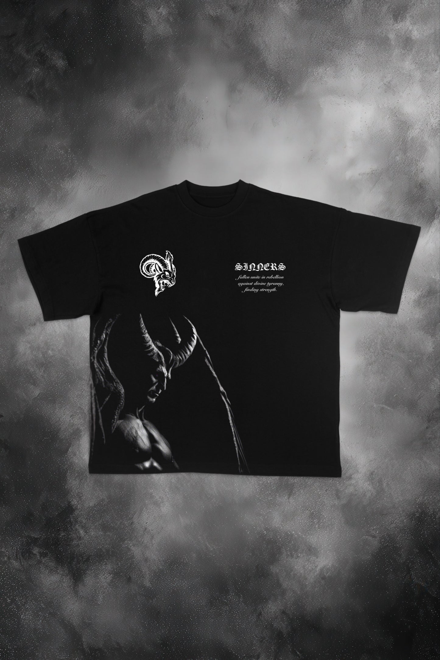 SINFUL ASCENSION OVERSIZED TEE