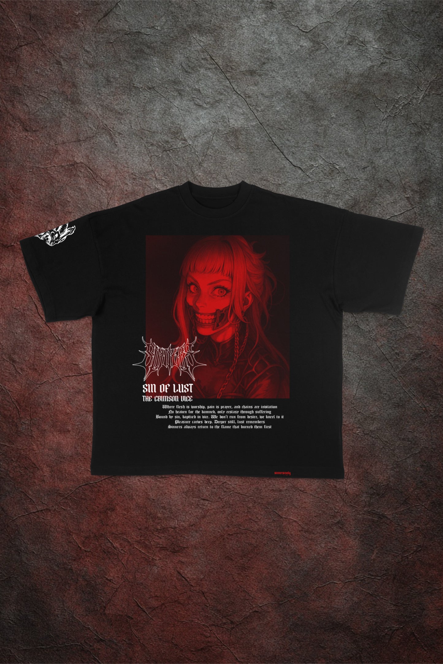 THE CRIMSON VICE OVERSIZED TEE